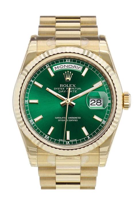 rolex day date 36 green review|Rolex Day-Date 36 president.